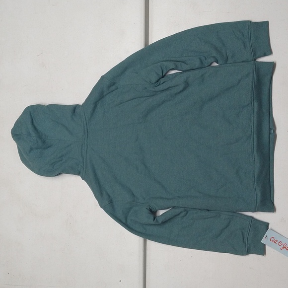 NEW! Boys' Faux Shearling Lined Zip-Up Hooded Sweatshirt Jacket - Cat & Jack - Picture 8 of 12